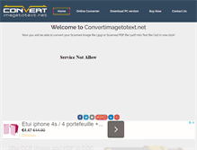 Tablet Screenshot of convertimagetotext.net